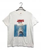 WACKO MARIA×JAWSワコマリア×ジョーズ）の古着「プリントTシャツ」｜ホワイト