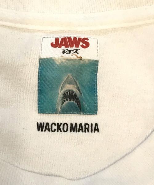 WACKO MARIA（ワコマリア）WACKO MARIA (ワコマリア) JAWS (ジョーズ) プリントTシャツ ホワイト サイズ:Ｍの古着・服飾アイテム