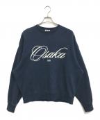 KITHキス）の古着「KITH OSAKA VINTAGE NELSON CREWNECK」｜ネイビー
