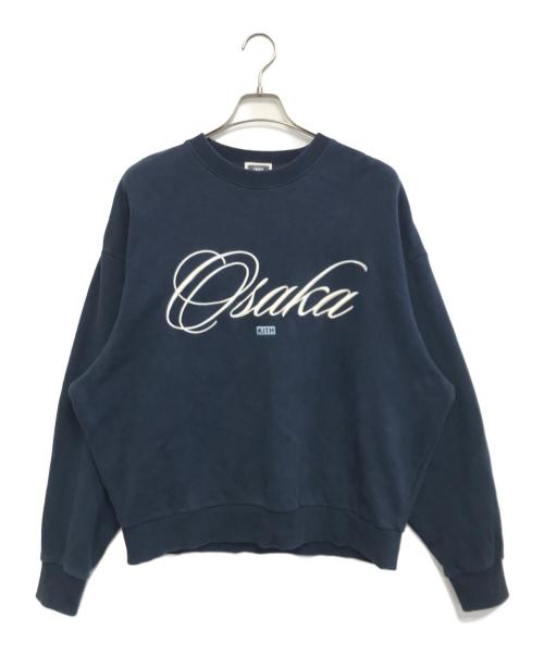 KITH（キス）KITH (キス) KITH OSAKA VINTAGE NELSON CREWNECK ネイビー サイズ:Mの古着・服飾アイテム