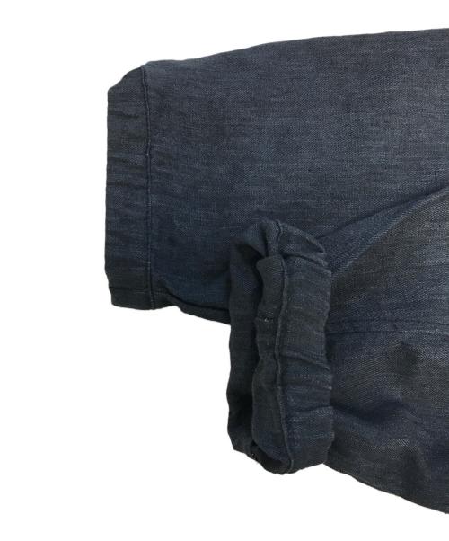 ATON（エイトン）ATON (エイトン) HARD LINEN UTILITY JACKET ブラック サイズ:04の古着・服飾アイテム