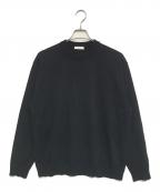 ATONエイトン）の古着「WOOL WASHI CREWNECK SWEATER」｜ブラック
