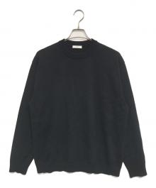 ATON（エイトン）の古着「WOOL WASHI CREWNECK SWEATER」｜ブラック