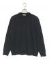 ATON（エイトン）の古着「WOOL WASHI CREWNECK SWEATER」｜ブラック
