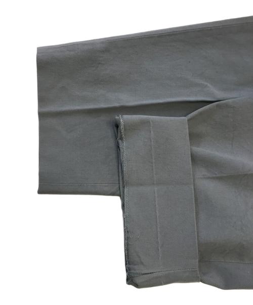HEUGN（ユーゲン）HEUGN (ユーゲン) ガーメントダイコットン2Pテーパードパンツ グレー サイズ:1の古着・服飾アイテム