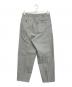 HEUGN (ユーゲン) ガーメントダイコットン2Pテーパードパンツ グレー サイズ:1：15000円