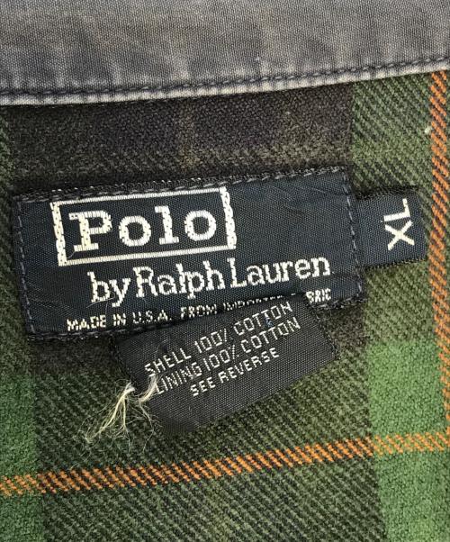 POLO RALPH LAUREN（ポロ・ラルフローレン）POLO RALPH LAUREN (ポロ・ラルフローレン) スイングトップ ネイビー サイズ:ＸＬの古着・服飾アイテム