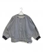 I.S.アイエス）の古着「ヒッコリーストライプブルゾン」｜ネイビー