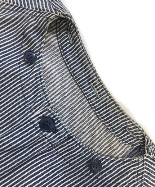 I.S.（アイエス）I.S. (アイエス) ヒッコリーストライプブルゾン ネイビー サイズ:9の古着・服飾アイテム