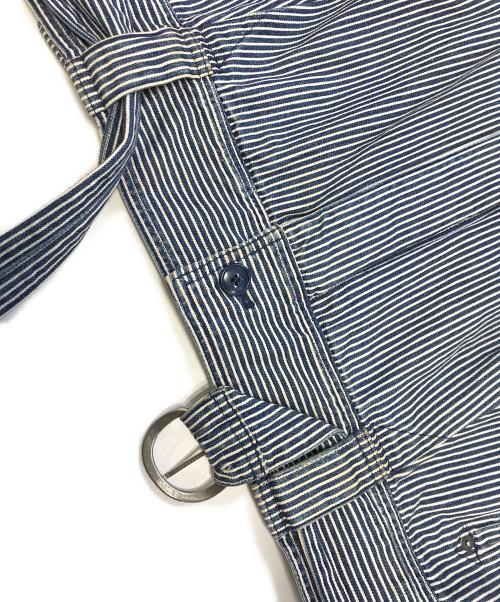 I.S.（アイエス）I.S. (アイエス) ヒッコリーストライプブルゾン ネイビー サイズ:9の古着・服飾アイテム