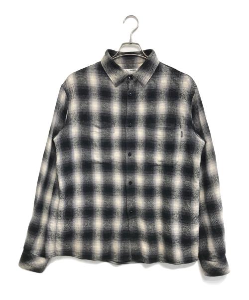 CHALLENGER（チャレンジャー）CHALLENGER (チャレンジャー) オンブレシャツ ブラック サイズ:MEDIUMの古着・服飾アイテム