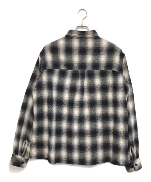 CHALLENGER（チャレンジャー）CHALLENGER (チャレンジャー) オンブレシャツ ブラック サイズ:MEDIUMの古着・服飾アイテム