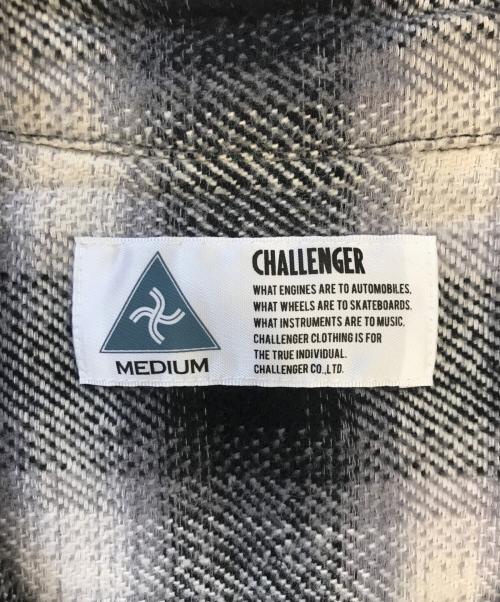 CHALLENGER（チャレンジャー）CHALLENGER (チャレンジャー) オンブレシャツ ブラック サイズ:MEDIUMの古着・服飾アイテム