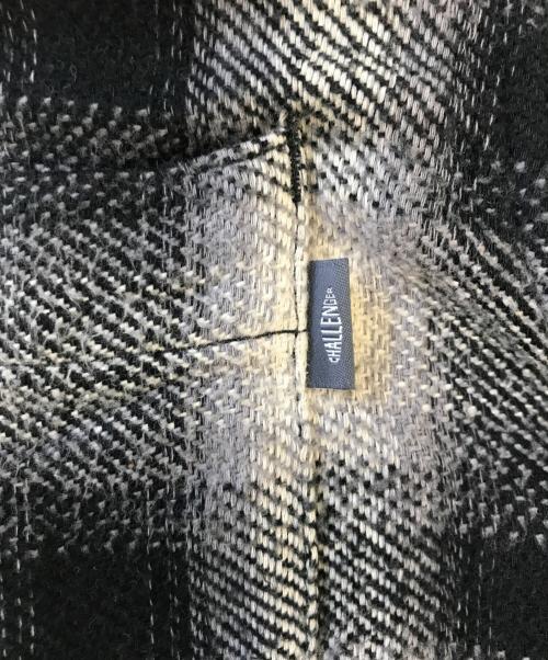 CHALLENGER（チャレンジャー）CHALLENGER (チャレンジャー) オンブレシャツ ブラック サイズ:MEDIUMの古着・服飾アイテム