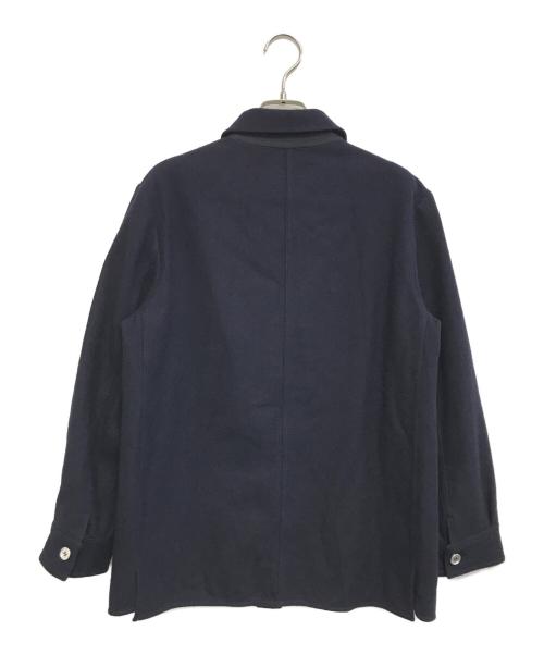 JIL SANDER+（ジルサンダープラス）JIL SANDER+ (ジルサンダープラス) ウールシャツジャケット ネイビー サイズ:34の古着・服飾アイテム