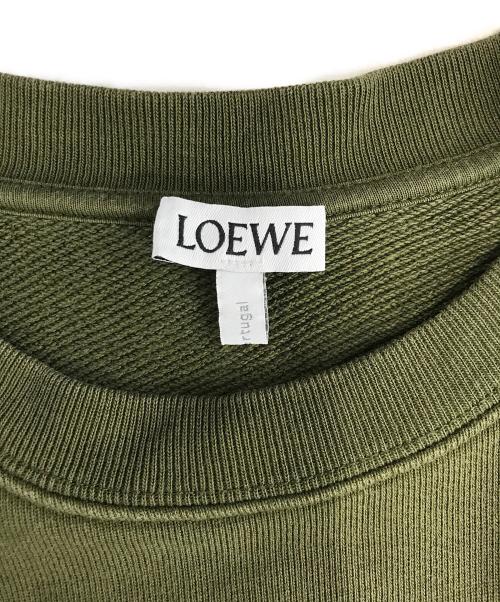 LOEWE（ロエベ）LOEWE (ロエベ) ロゴスウェット グリーン サイズ:XSの古着・服飾アイテム