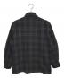LOEWE (ロエベ) アナグラムレザーロゴパッチ チェックシャツ ネイビー サイズ:XS：32000円