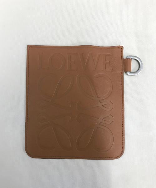 LOEWE（ロエベ）LOEWE (ロエベ) アナグラム レザーパッチ フーディー ホワイト サイズ:XSの古着・服飾アイテム