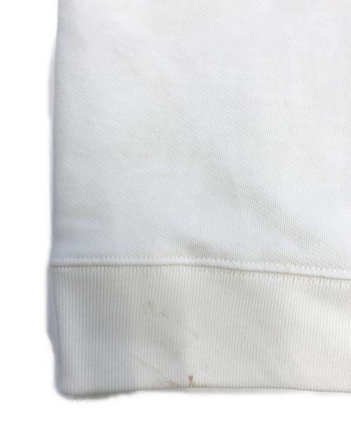 LOEWE（ロエベ）LOEWE (ロエベ) アナグラム レザーパッチ フーディー ホワイト サイズ:XSの古着・服飾アイテム