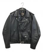 Schottショット）の古着「613UST VINTAGE ONESTAR ライダースジャケット」｜ブラック