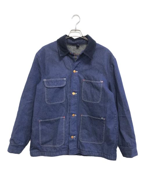 BIG BEN（ビックベン）BIG BEN (ビックベン) 裏地ブランケットデニムカバーオール インディゴ サイズ:44の古着・服飾アイテム