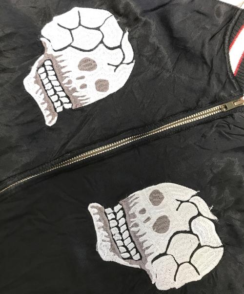 HOUSTON（ヒューストン）HOUSTON (ヒューストン) スカジャン ブラック サイズ:LARGEの古着・服飾アイテム