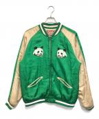 HOUSTONヒューストン）の古着「スカジャン」｜グリーン