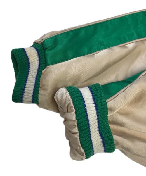 HOUSTON（ヒューストン）HOUSTON (ヒューストン) スカジャン グリーン サイズ:LARGEの古着・服飾アイテム