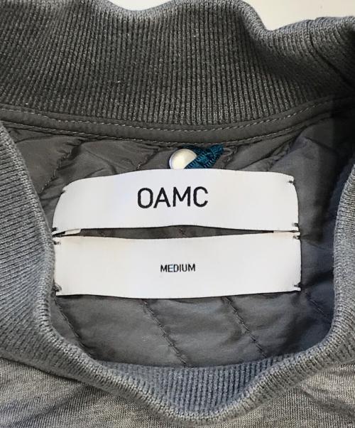 OAMC（オーエーエムシー）OAMC (オーエーエムシー) 異素材切替スウェット グレー サイズ:Mの古着・服飾アイテム
