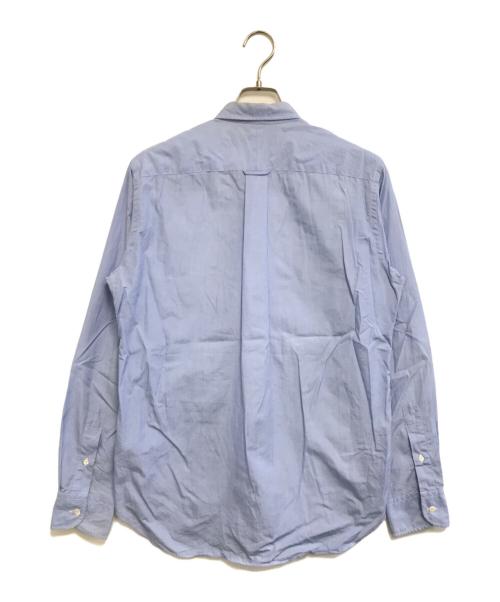 COMME des GARCONS JUNYA WATANABE MAN（コム デ ギャルソン ジュンヤ ワタナベ マン）COMME des GARCONS JUNYA WATANABE MAN (コム デ ギャルソン ジュンヤ ワタナベ マン) 綿ハケメ×多素材パッチワークシャツ ブルー サイズ:Mの古着・服飾アイテム