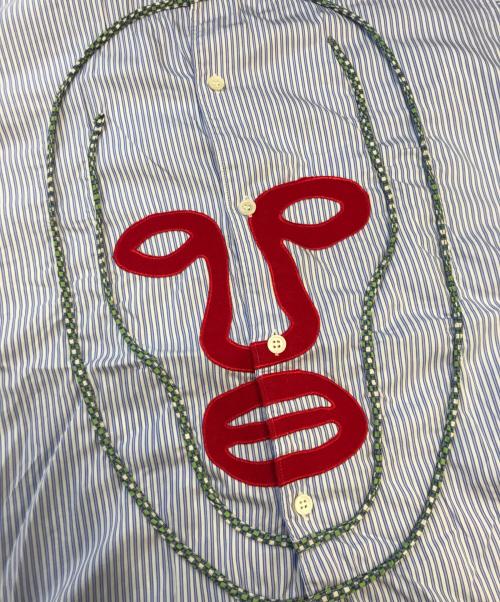 COMME des GARCONS SHIRT（コムデギャルソンシャツ）COMME des GARCONS SHIRT (コムデギャルソンシャツ) BIANCO A Alexis Beauclai スカイブルー サイズ:Sの古着・服飾アイテム