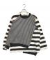 kolor/BEACON（カラービーコン）の古着「swiching border longsleeve t-shirt」｜ブラック