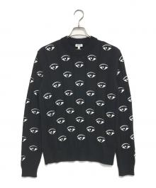 KENZO（ケンゾー）の古着「eye knit」｜ブラック