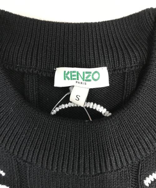 KENZO（ケンゾー）KENZO (ケンゾー) eye knit ブラック サイズ:S 未使用品の古着・服飾アイテム