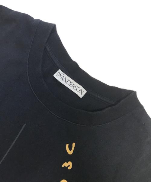 J.W.ANDERSON（ジェイダブリューアンダーソン）J.W.ANDERSON (ジェイダブリューアンダーソン) OW Quote Graffiti Oversized T-shirt ブラック サイズ:Mの古着・服飾アイテム