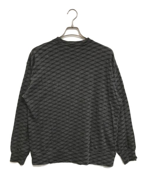 COMME des GARCONS HOMME（コムデギャルソン オム）COMME des GARCONS HOMME (コムデギャルソン オム) チェックニット グレー サイズ:表記なしの古着・服飾アイテム