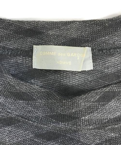 COMME des GARCONS HOMME（コムデギャルソン オム）COMME des GARCONS HOMME (コムデギャルソン オム) チェックニット グレー サイズ:表記なしの古着・服飾アイテム