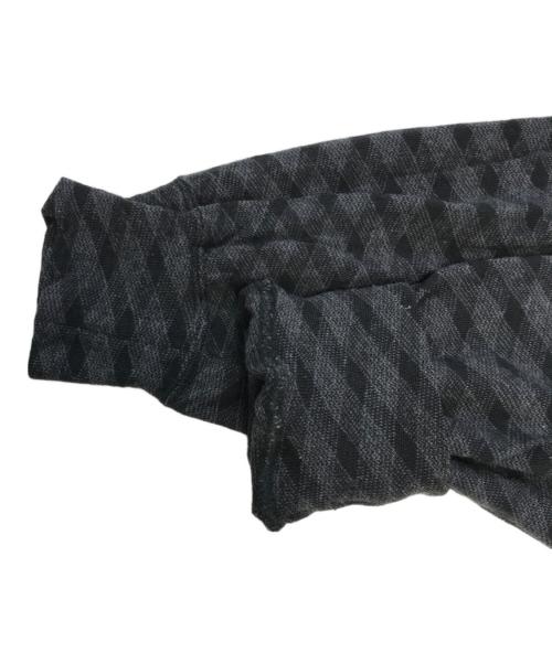 COMME des GARCONS HOMME（コムデギャルソン オム）COMME des GARCONS HOMME (コムデギャルソン オム) チェックニット グレー サイズ:表記なしの古着・服飾アイテム