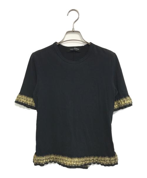 JUNYA WATANABE COMME des GARCONS（(ジュンヤワタナベ コムデギャルソン）JUNYA WATANABE COMME des GARCONS (ジュンヤワタナベ コムデギャルソン) フリルカットソー ブラック サイズ:表記なしの古着・服飾アイテム