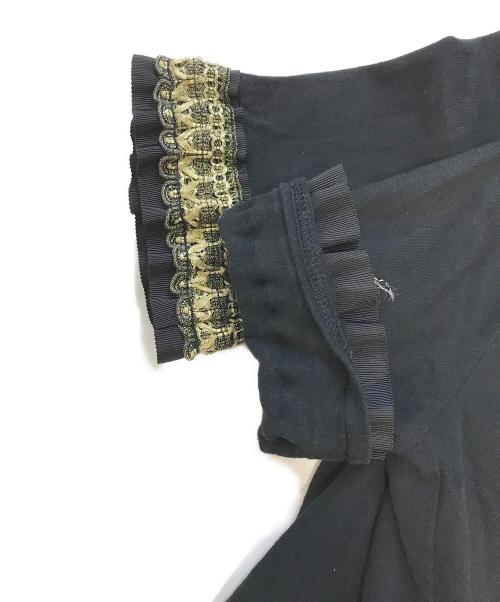 JUNYA WATANABE COMME des GARCONS（(ジュンヤワタナベ コムデギャルソン）JUNYA WATANABE COMME des GARCONS (ジュンヤワタナベ コムデギャルソン) フリルカットソー ブラック サイズ:表記なしの古着・服飾アイテム