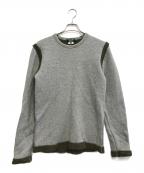 COMME des GARCONS HOMME PLUSコムデギャルソンオムプリュス）の古着「縮絨切替スウェット」｜グレー