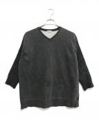 COMME des GARCONS HOMMEコムデギャルソン オム）の古着「袖切替スウェット」｜グレー