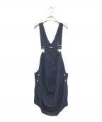 JUNYA WATANABE COMME des GARCONSジュンヤワタナベ コムデギャルソン）の古着「ウールサロペット」｜ネイビー