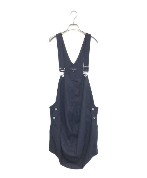 JUNYA WATANABE COMME des GARCONS（(ジュンヤワタナベ コムデギャルソン）JUNYA WATANABE COMME des GARCONS (ジュンヤワタナベ コムデギャルソン) ウールサロペット ネイビー サイズ:Sの古着・服飾アイテム