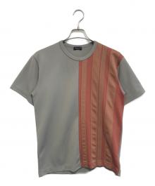 COMME des GARCONS HOMME PLUS（コムデギャルソンオムプリュス）の古着「00’s バイカラーTシャツ」｜グレー×オレンジ