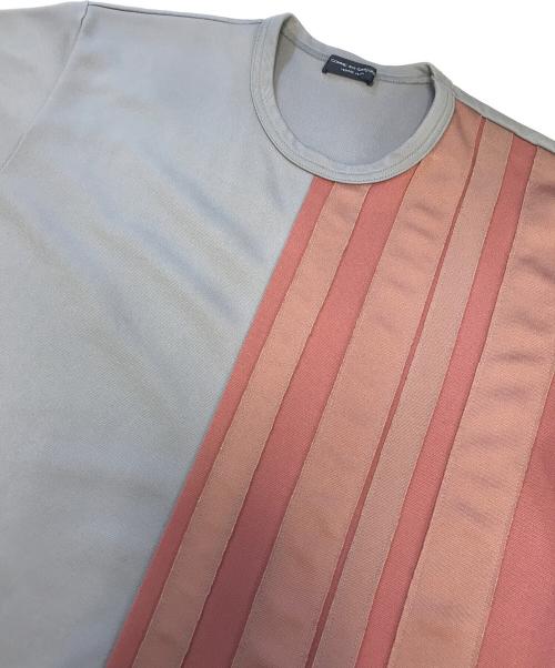 COMME des GARCONS HOMME PLUS（コムデギャルソンオムプリュス）COMME des GARCONS HOMME PLUS (コムデギャルソンオムプリュス) 00’s バイカラーTシャツ グレー×オレンジ サイズ:表記なしの古着・服飾アイテム