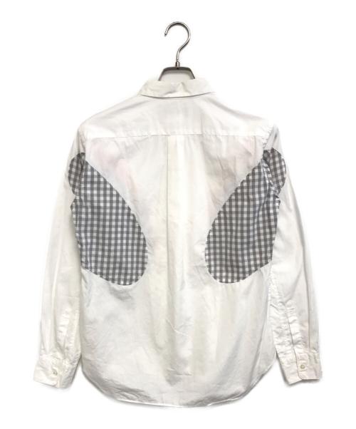 COMME des GARCONS HOMME PLUS（コムデギャルソンオムプリュス）COMME des GARCONS HOMME PLUS (コムデギャルソンオムプリュス) 切替シャツ ホワイト サイズ:SSの古着・服飾アイテム