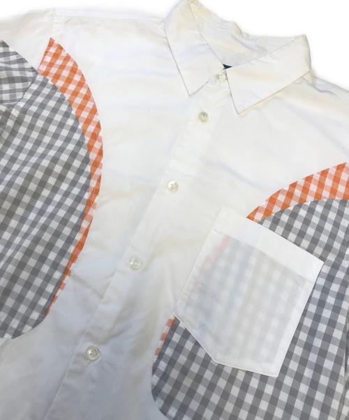 COMME des GARCONS HOMME PLUS（コムデギャルソンオムプリュス）COMME des GARCONS HOMME PLUS (コムデギャルソンオムプリュス) 切替シャツ ホワイト サイズ:SSの古着・服飾アイテム
