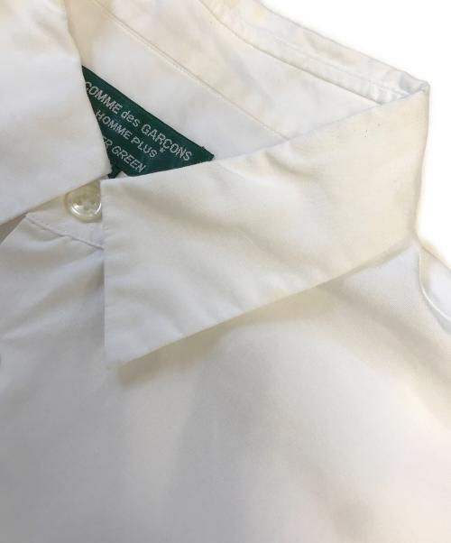 COMME des GARCONS HOMME PLUS（コムデギャルソンオムプリュス）COMME des GARCONS HOMME PLUS (コムデギャルソンオムプリュス) 切替シャツ ホワイト サイズ:SSの古着・服飾アイテム