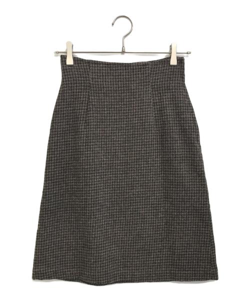 tricot COMME des GARCONS（トリココムデギャルソン）tricot COMME des GARCONS (トリココムデギャルソン) 80's チェックスカート ブラウン サイズ:Sの古着・服飾アイテム